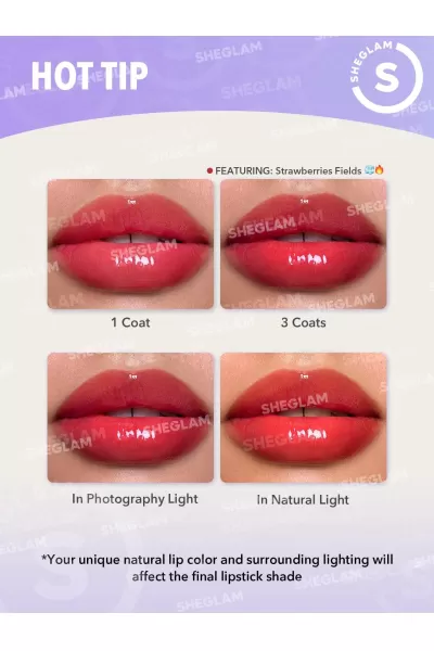  تصویر 9 : Sheglam شیگلم Latte Luxe لیپ لامپر حجم دهنده بولد بوستر رنگ  