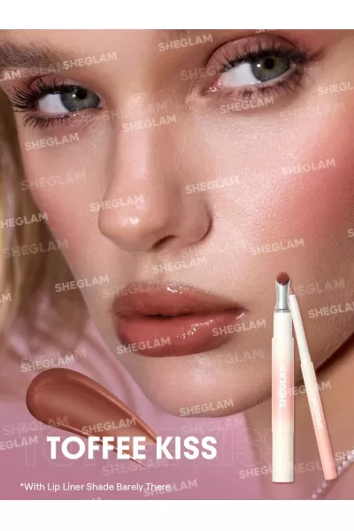  تصویر 6 : Sheglam شیگلم Toffee Kiss لیپ لامپر حجم دهنده بولد بوستر رنگ  