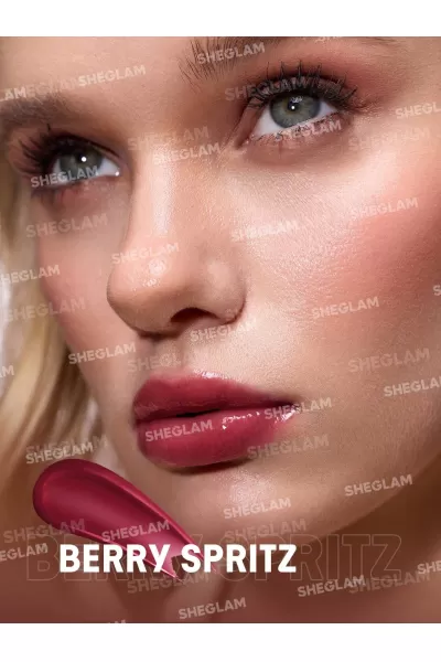  تصویر 6 : لیپ لامپر حجم دهنده بولد بوستر رنگ Berry Spritz شیگلم Sheglam 
