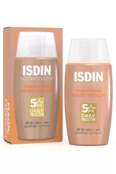 خرید و قیمت ضدآفتاب فیوژن واتر مجیک رنگ مدیوم ISDIN  ایزدین اصل