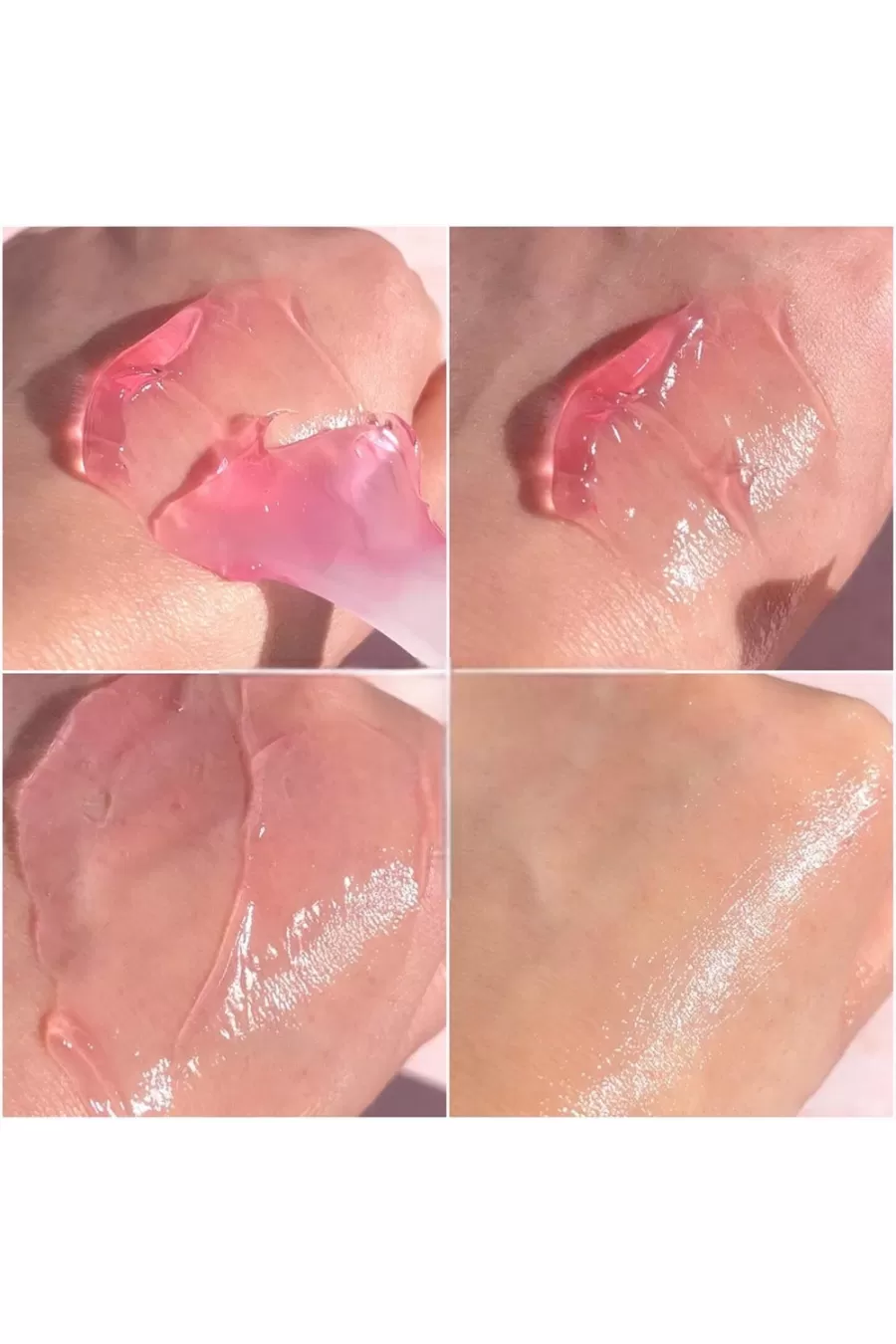 نتیجه استفاده از ژل کرم کلاژن ساز مدی کیوب Medicube با جذب سریع و درخشش پوست