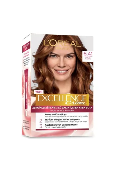  تصویر 1 : L'Oreal Paris لورال پاریس 6.41 پک رنگ مو شماره  