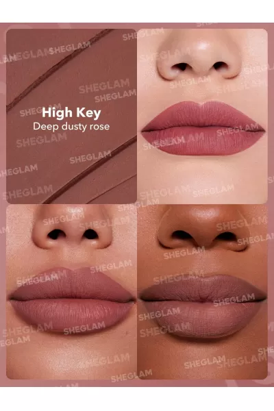  تصویر 1 : Sheglam شیگلم High Key رژلب مات دینامیت رنگ  