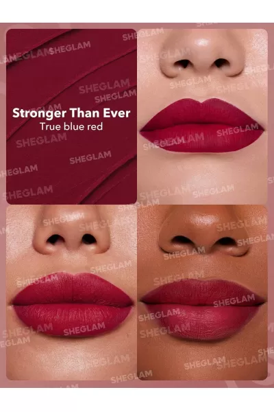  تصویر 1 : Sheglam شیگلم Stronger Than Ever رژلب مات دینامیت رنگ  