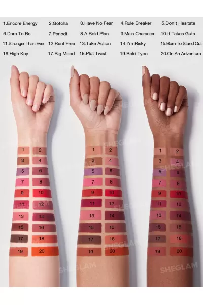  تصویر 5 : رژلب مات دینامیت رنگ A Blod Plan شیگلم Sheglam 