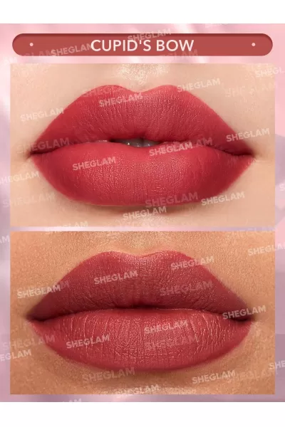 تصویر 1 : Sheglam شیگلم Cupid's Bow رژلب مات مخملی الماسی رنگ  