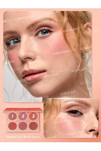  تصویر 4 : Sheglam شیگلم Multicolor پالت رژگونه رنگ  