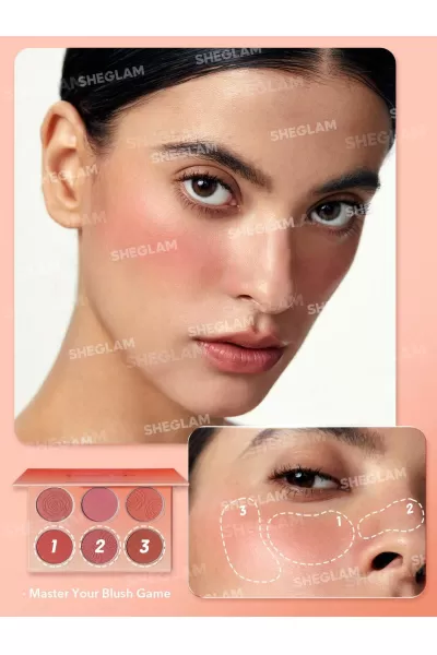  تصویر 5 : Sheglam شیگلم Multicolor پالت رژگونه رنگ  