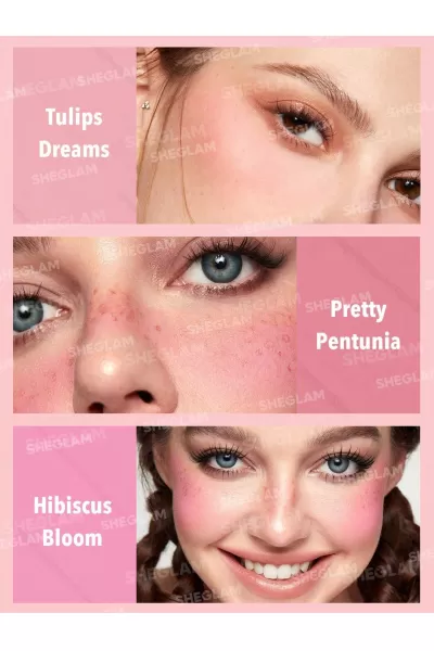  تصویر 1 : Sheglam شیگلم Blushing Bouquet پالت رژگونه رنگ  