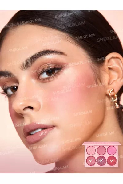  تصویر 5 : Sheglam شیگلم Blushing Bouquet پالت رژگونه رنگ  