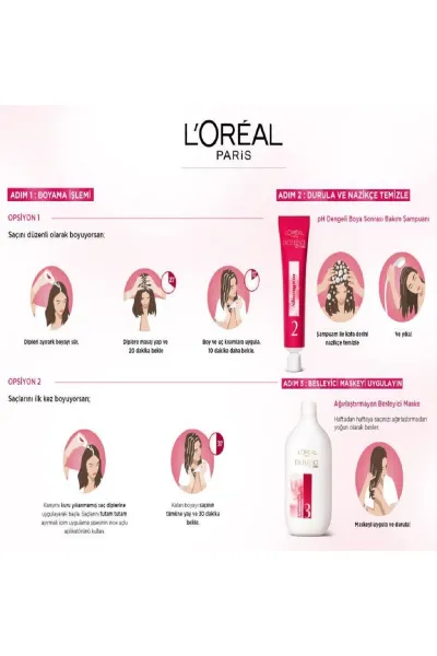  تصویر 5 : L'Oreal Paris لورال پاریس 2 پک رنگ مو شماره  
