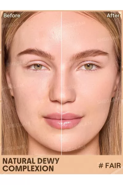  تصویر 1 : تینت پوست کرم پودری حاوی ضدآفتاب رنگ فیر Fair شیگلم Sheglam 