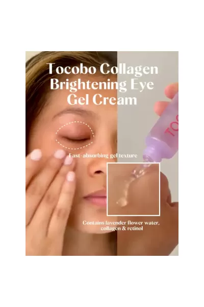  تصویر 7 : Tocobo توکوبو  ژل کرم دور چشم روشن کننده + کلاژن ساز  