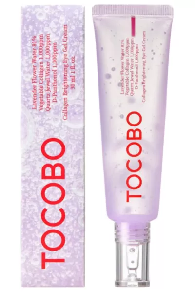 خرید و قیمت ژل کرم دور چشم روشن کننده + کلاژن ساز Tocobo  توکوبو اصل