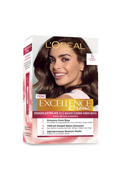  تصویر 1 : L'Oreal Paris لورال پاریس 5 پک رنگ مو شماره  