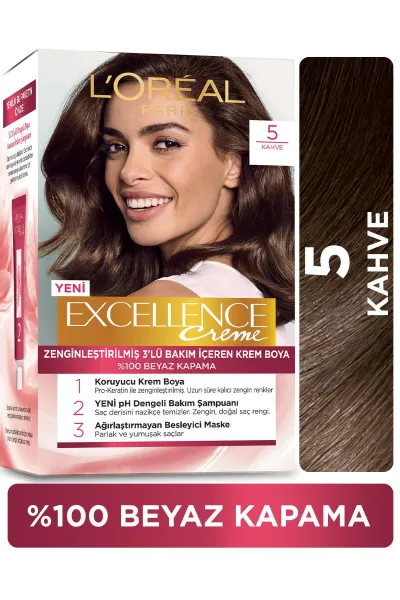 خرید و قیمت پک رنگ مو شماره L'Oreal Paris 5 لورال پاریس اصل
