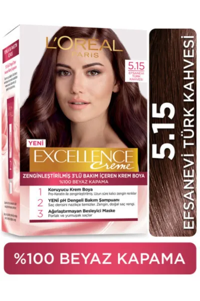 خرید و قیمت پک رنگ مو شماره L'Oreal Paris 5.15 لورال پاریس اصل