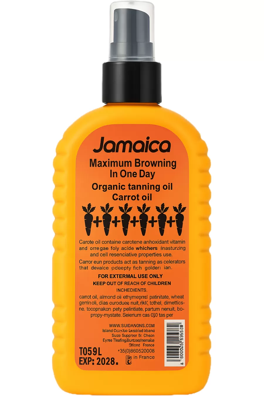 معرفی روغن آفتاب برنزه کننده هویج جامایکا Jamaica معرفی روغن آفتاب برنزه کننده هویج جامایکا Jamaica