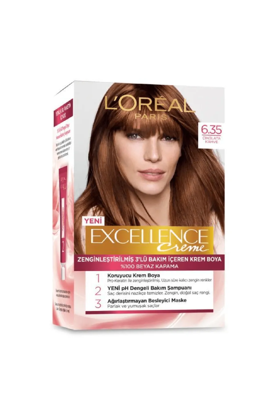 معرفی پک رنگ مو شماره 6.35 لورال پاریس L'Oreal Paris