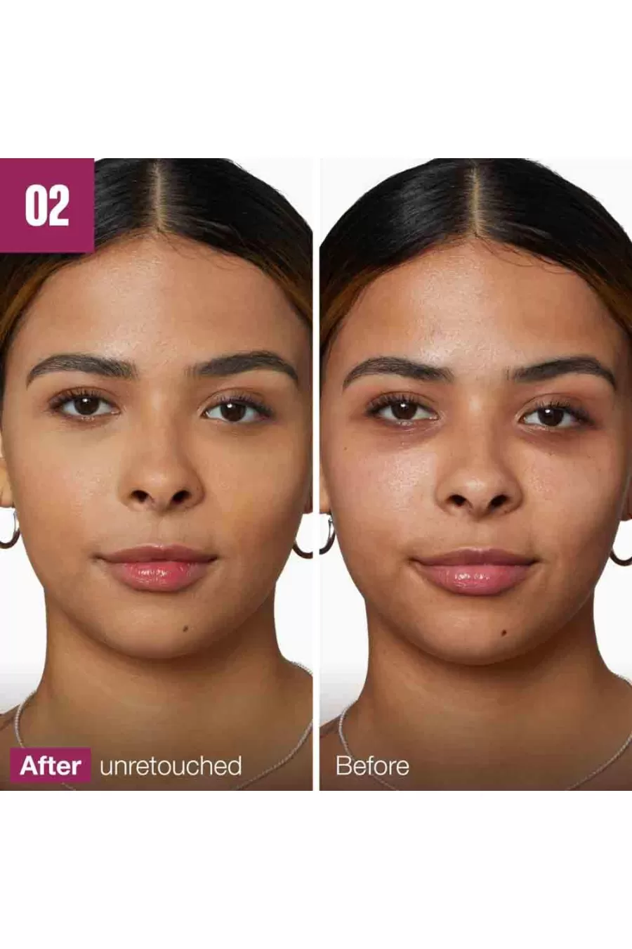 معرفی کانسیلر آنتی ایج رنگ 02 Nude میبلین نیویورک Maybelline New York روی پوست
