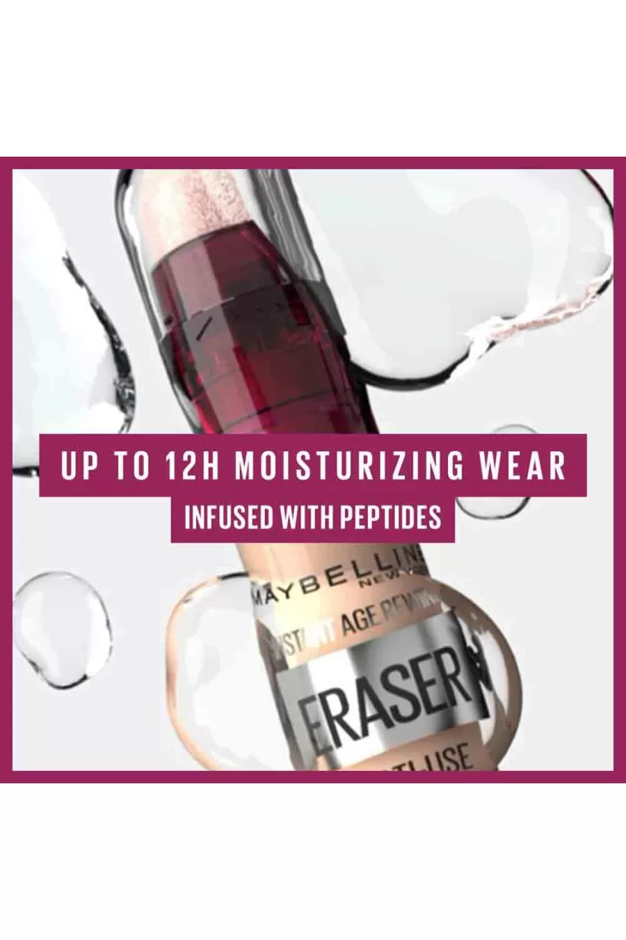 ویژگی آبرسانی ۱۲ ساعته کانسیلر آنتی ایج رنگ 02 میبلین نیویورک Maybelline New York