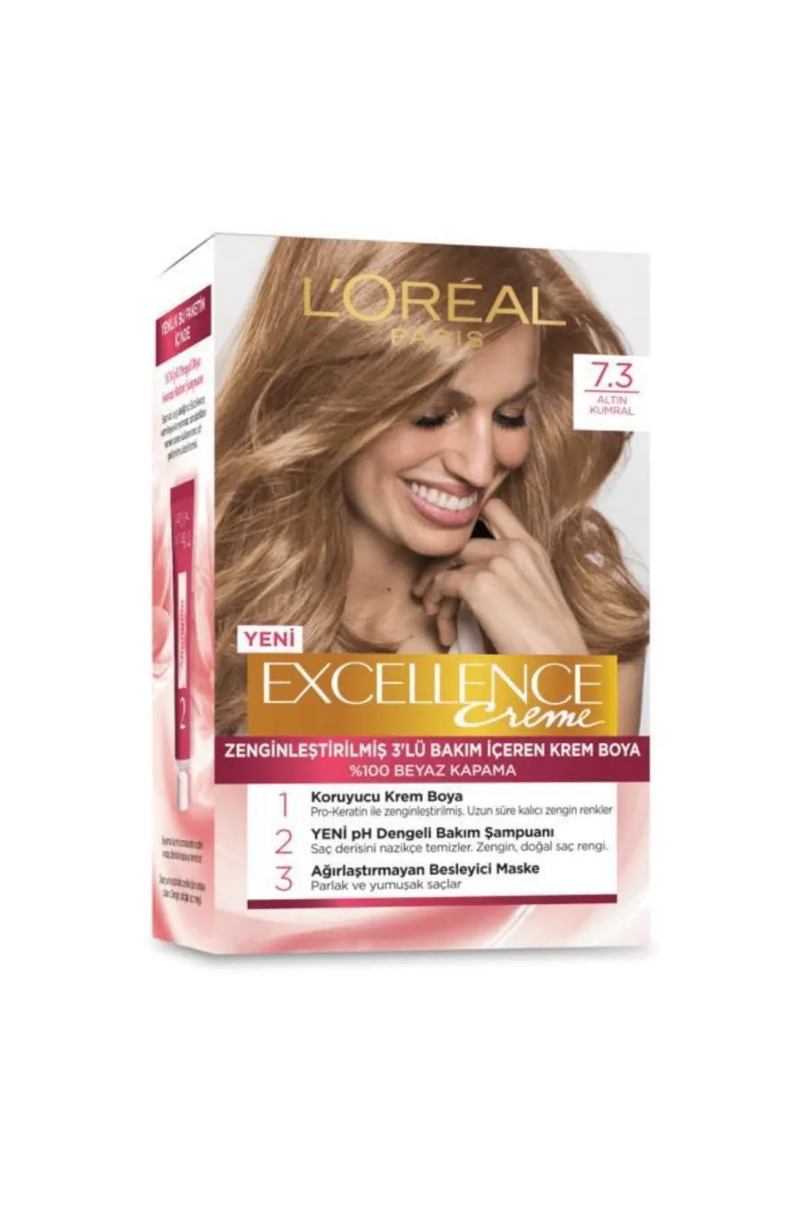 معرفی پک رنگ مو شماره 7.3 لورال پاریس L'Oreal Paris معرفی پک رنگ مو شماره 7.3 لورال پاریس L'Oreal Paris