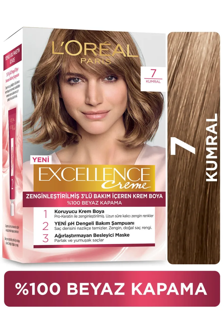 ارزش خرید پک رنگ مو شماره 7 لورال پاریس L'Oreal Paris
