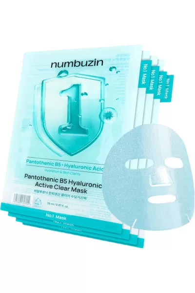 خرید و قیمت پک ماسک پانتوتنیک B5 + هیالورونیک اسید Numbuzin  نامبوزین اصل