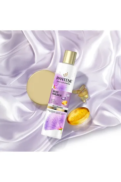  تصویر 1 : شامپو بدون سولفات ضد ریزش مو Pro V Ipeksi Parlaklık پنتن Pantene 