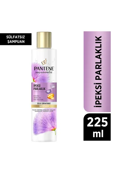 خرید و قیمت شامپو بدون سولفات ضد ریزش مو Pantene Pro-V Ipeksi Parlaklık پنتن اصل