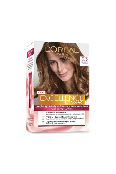  تصویر 1 : L'Oreal Paris لورال پاریس 6.3 پک رنگ مو شماره  