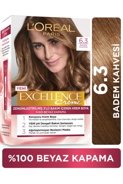 خرید و قیمت پک رنگ مو شماره L'Oreal Paris 6.3 لورال پاریس اصل