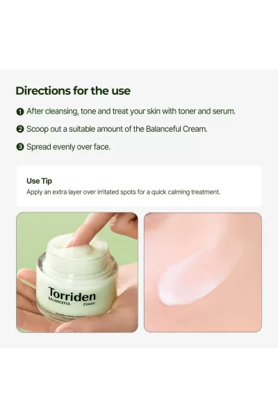  تصویر 8 : Torriden توریدن  کرم مرطوب کننده و تسکین و ترمیم کننده سیکا  