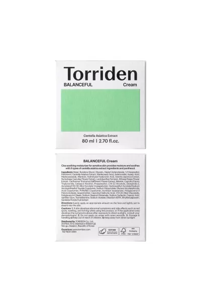  تصویر 9 : Torriden توریدن  کرم مرطوب کننده و تسکین و ترمیم کننده سیکا  