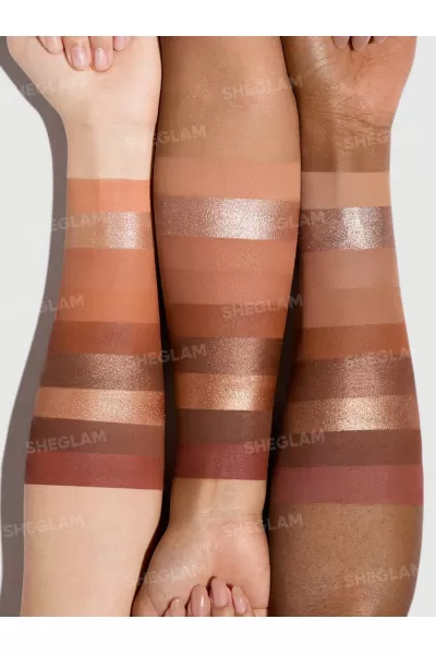  تصویر 1 : Sheglam شیگلم  پالت سایه دارچین  
