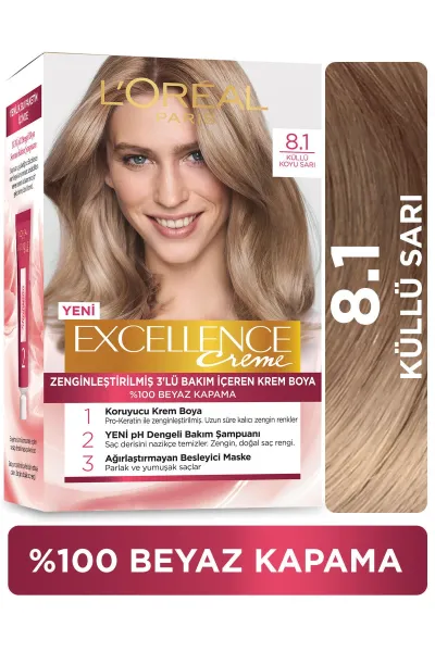 خرید و قیمت پک رنگ مو شماره L'Oreal Paris 8.1 لورال پاریس اصل