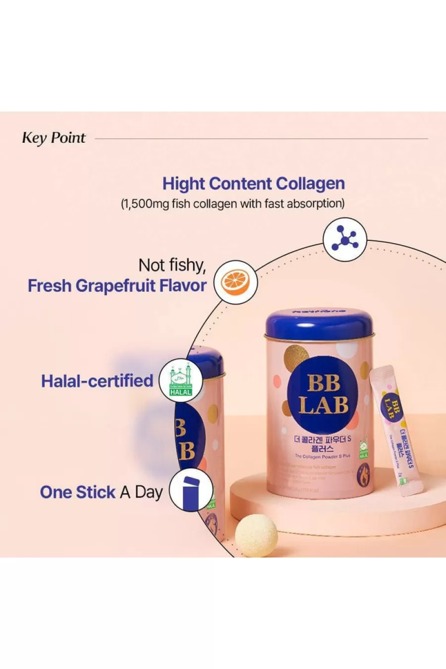 معرفی پودر کلاژن کرهای ریز مولکول S+ بِبِ لَب BB LAB با طعم گریپفروت و جذب سریع معرفی پودر کلاژن کرهای ریز مولکول S+ بِبِ لَب BB LAB با طعم گریپفروت و جذب سریع