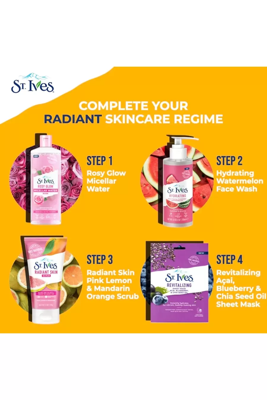 نحوه استفاده از اسکراب لیمو + پرتقال سنت ایوز ST. Ives در روتین مراقبت پوست نحوه استفاده از اسکراب لیمو + پرتقال سنت ایوز ST. Ives در روتین مراقبت پوست