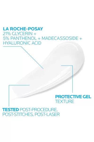  تصویر 3 : LA ROCHE POSAY لاروش پوزای  ژل ترمیم کننده  