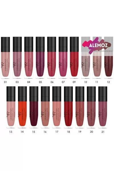 تصویر 2 : Golden Rose گلدن رز 17 رژلب مات شماره  