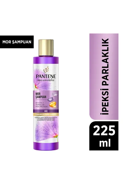 خرید و قیمت شامپو بنفش ضد زردی موهای رنگ شده فاقد سولفات Pantene Pro-v پانتن اصل
