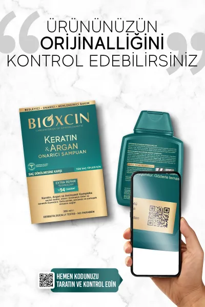  تصویر 2 : BIOXCIN بیوکسین  شامپو ضد ریزش مو کراتین + آرگان  
