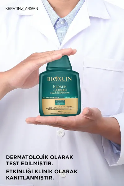  تصویر 6 : BIOXCIN بیوکسین  شامپو ضد ریزش مو کراتین + آرگان  