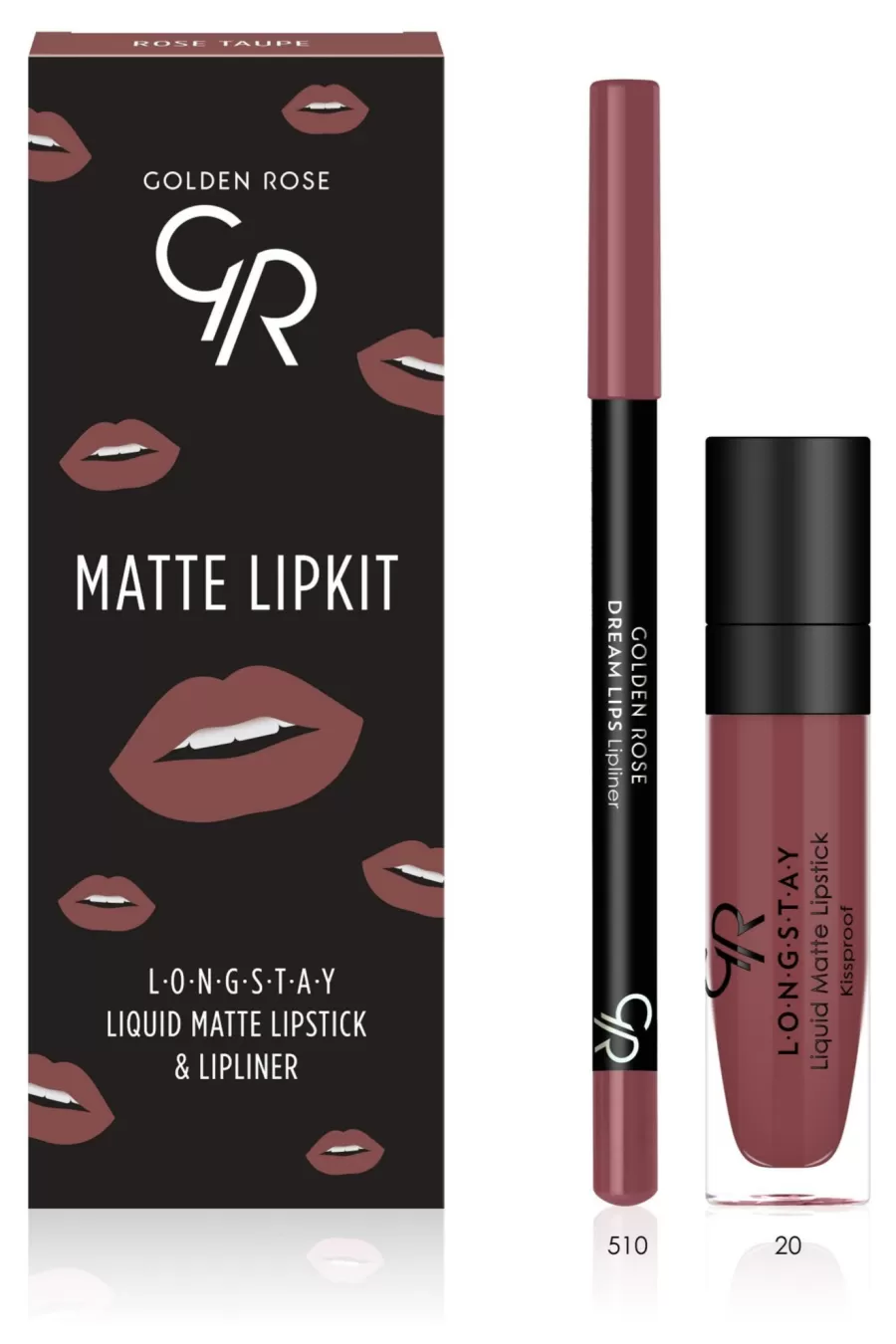 ویژگی های کیت رژلب مات + خط لب گلدن رز Golden Rose سری MATTE LIP KIT رنگ Rose Taupe ویژگی های کیت رژلب مات + خط لب گلدن رز Golden Rose سری MATTE LIP KIT رنگ Rose Taupe