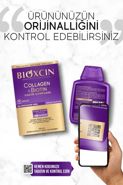  تصویر 3 : BIOXCIN بیوکسین  شامپو ضدریزش حجم دهنده مو بیوتین + کلاژن  