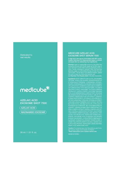  تصویر 7 : سرم آزلائیک اسید اگزوزوم شات 7500 مدی کیوب Medicube 