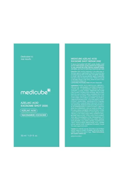  تصویر 7 : سرم آزلائیک اسید اگزوزوم شات 2000 مدی کیوب Medicube 