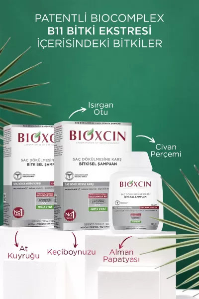  تصویر 6 : BIOXCIN بیوکسین  شامپو کلاسیک ضدریزش موهای خشک تا نرمال  