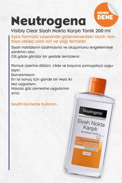  تصویر 2 : تونر برطرف کننده جوش و آکنه نوتروژینا Neutrogena 