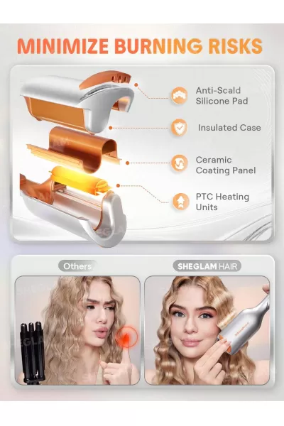  تصویر 1 : Sheglam شیگلم  دستگاه فر ساحلی  